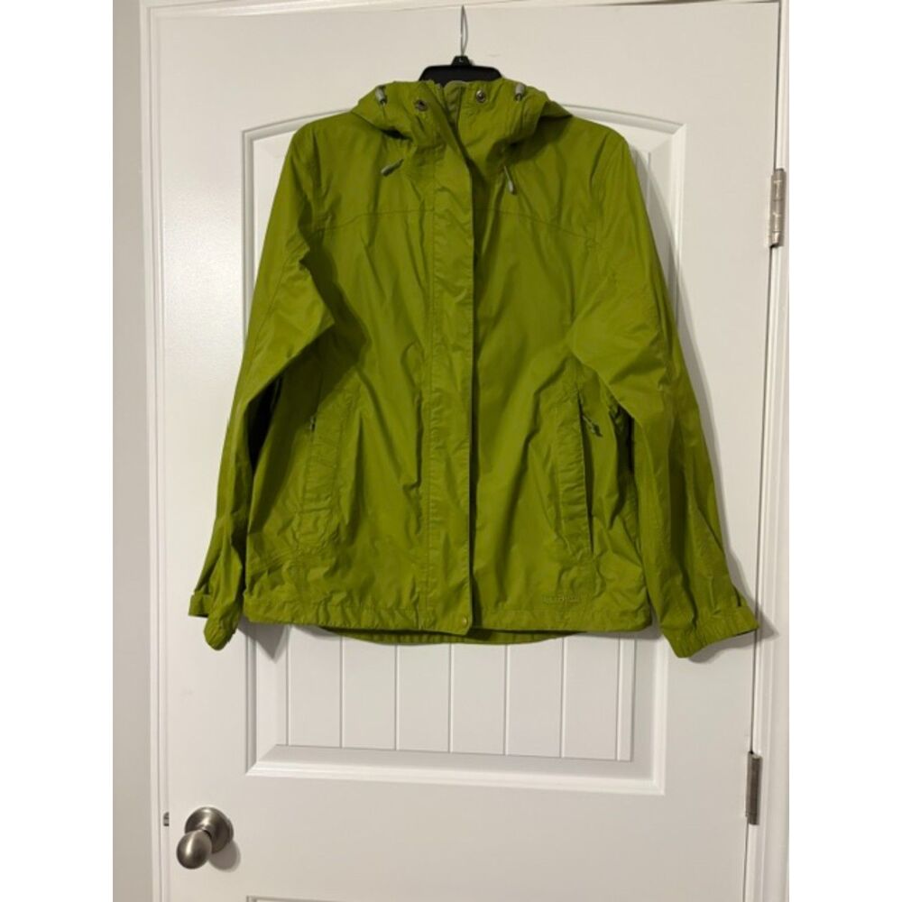 L.L BEAN Green Rain Coat/Windbreaker Lightweight Jacket Women's Medium